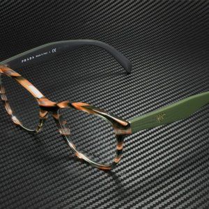 Prada Women's Grey Brown and Green Eyeglasses!